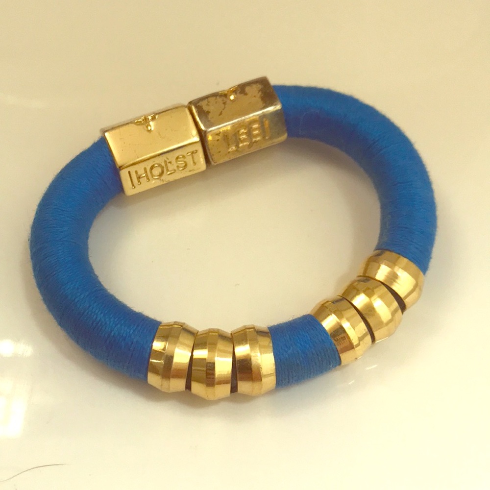 HOLST + LEE Teal and Gold Bracelet